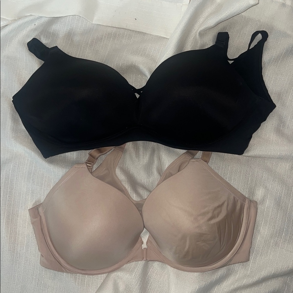 Torrid Black and Tan set of bras